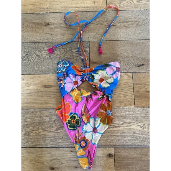 FARM Rio Full Garden One Piece Multi Womens Size XS - Picture 6 of 12